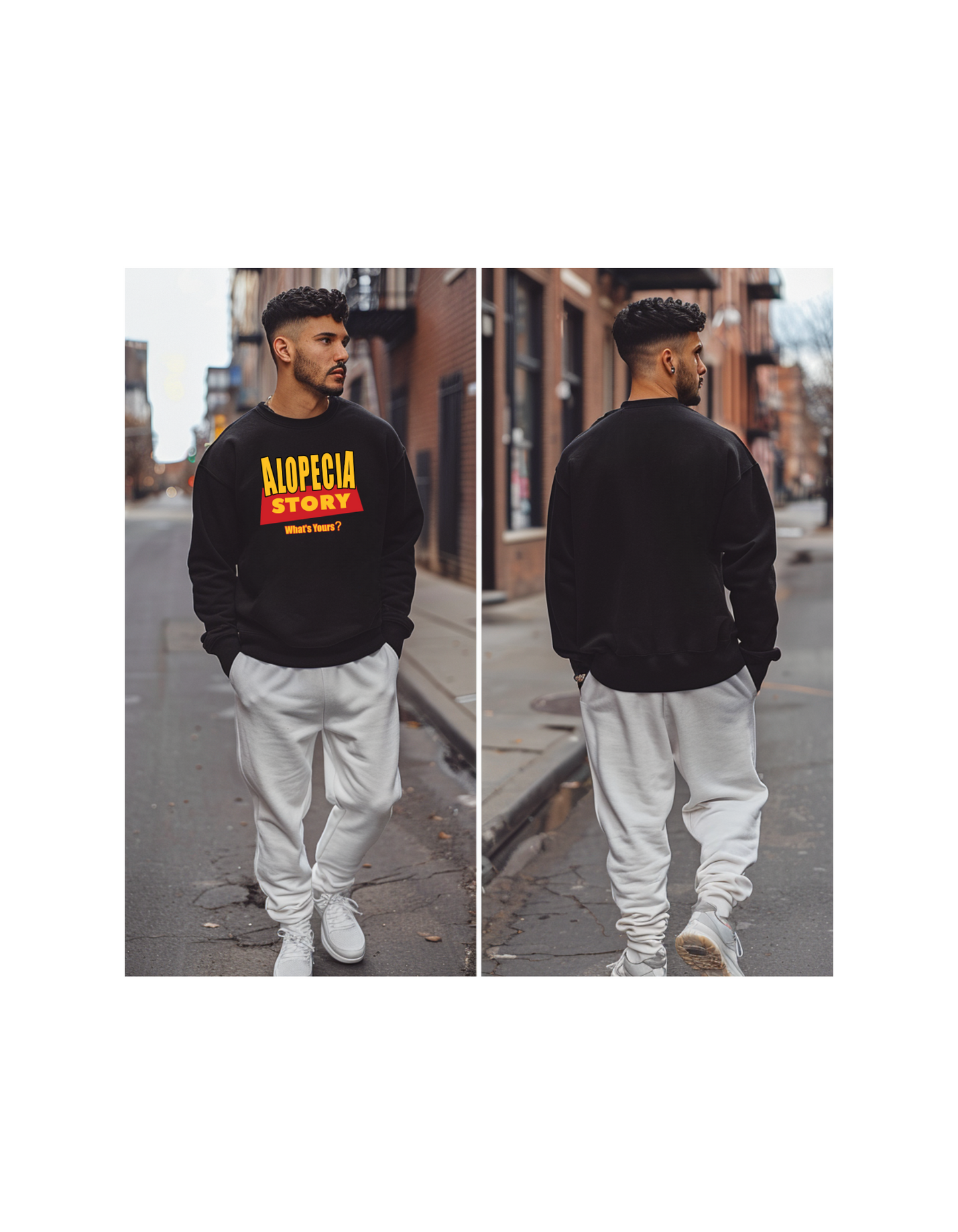 Alopecia Story: What's Your's Crew Sweatshirt