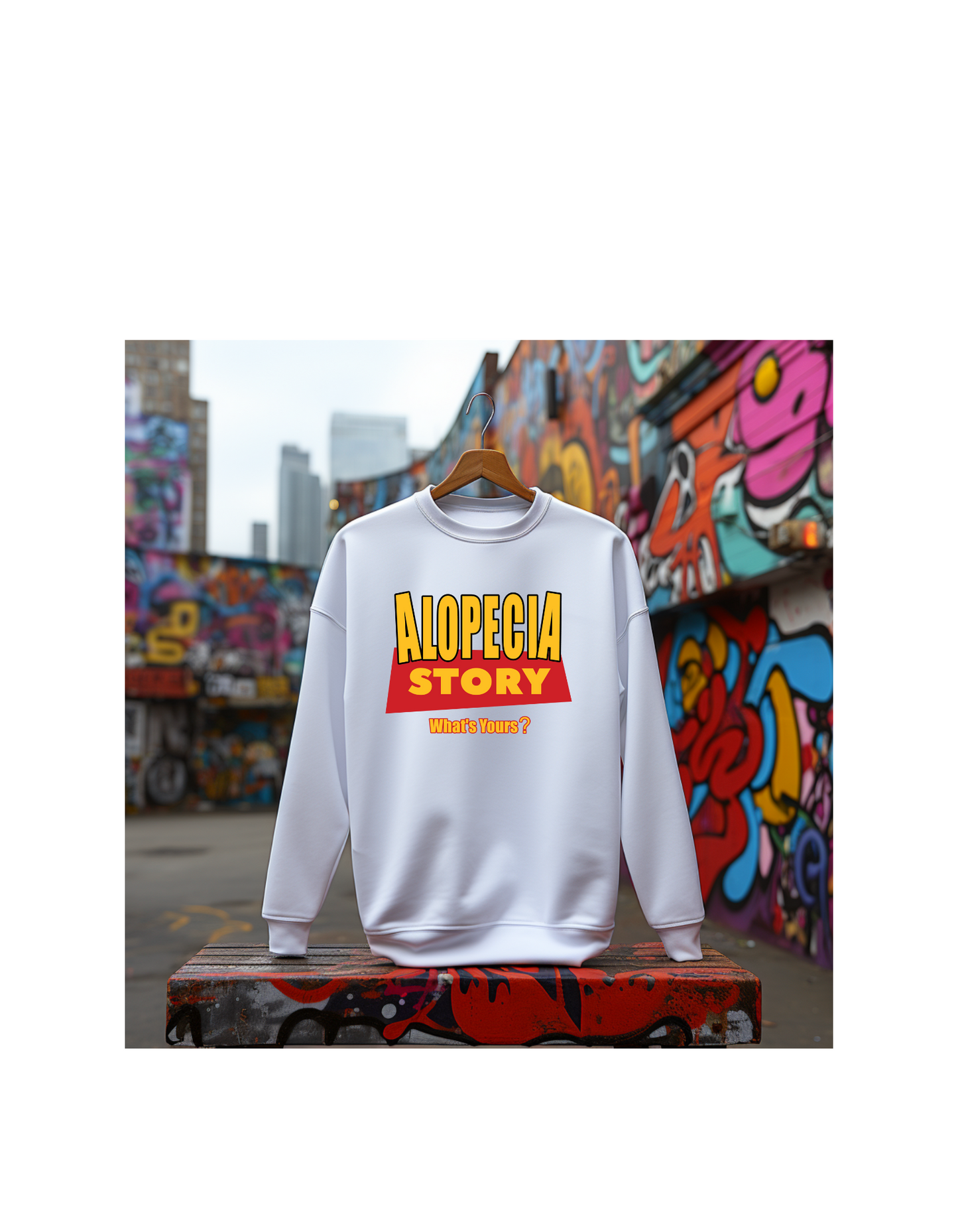 Alopecia Story: What's Your's Crew Sweatshirt
