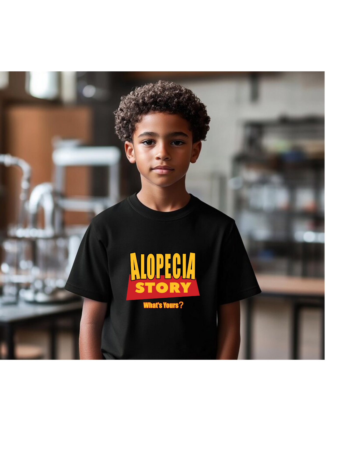 Alopecia Story ~What's Yours? Pre~Boarding Zone Youth T-shirt