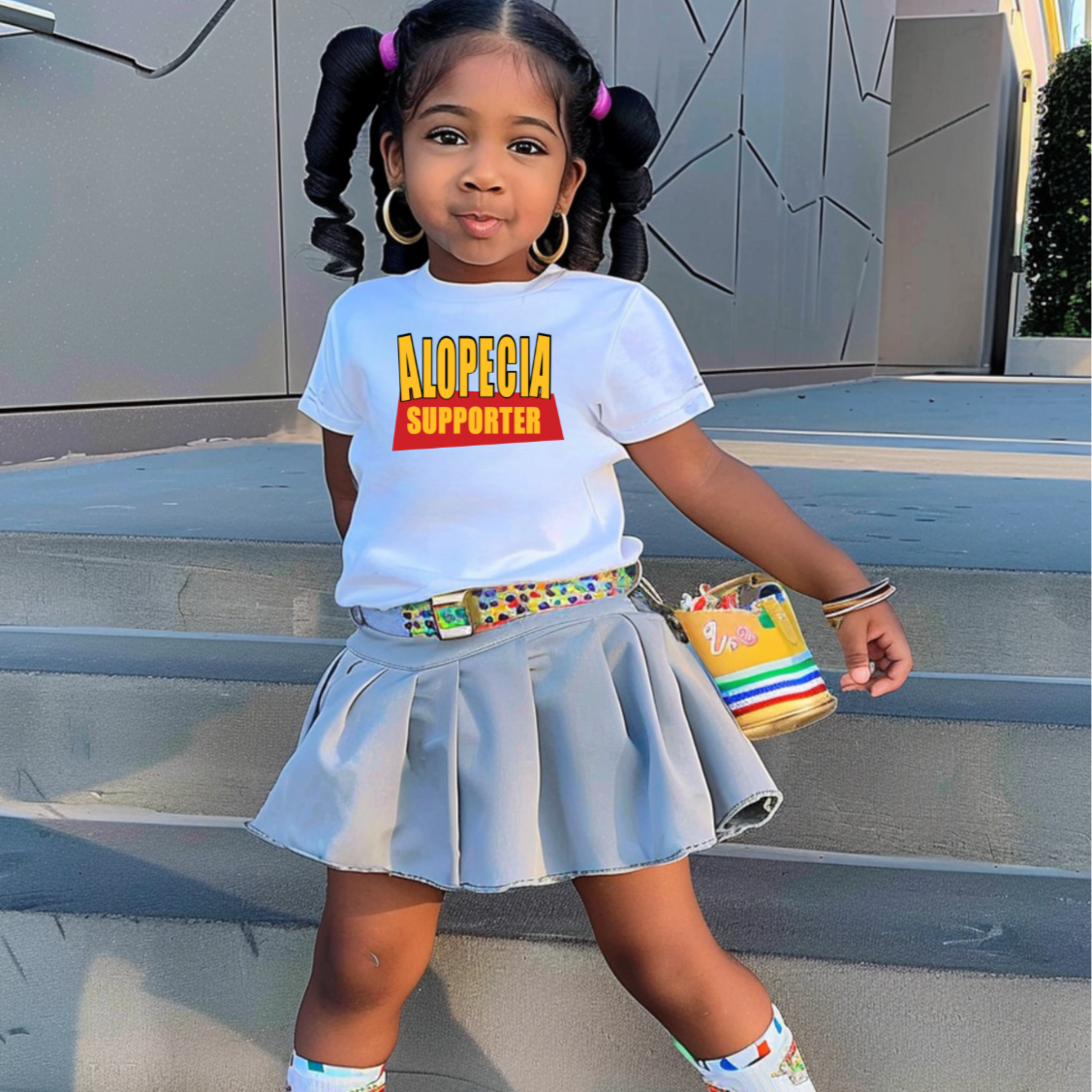 Youth Alopecia Supporter Pre-Boarding Zone T-Shirt