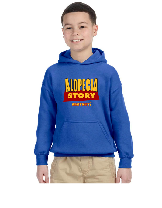 Youth Alopecia Story Telling Hoodie - FLYOLOGY