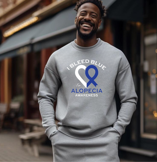 Flyology® United In Blue Alopecia Awareness Sweatshirt