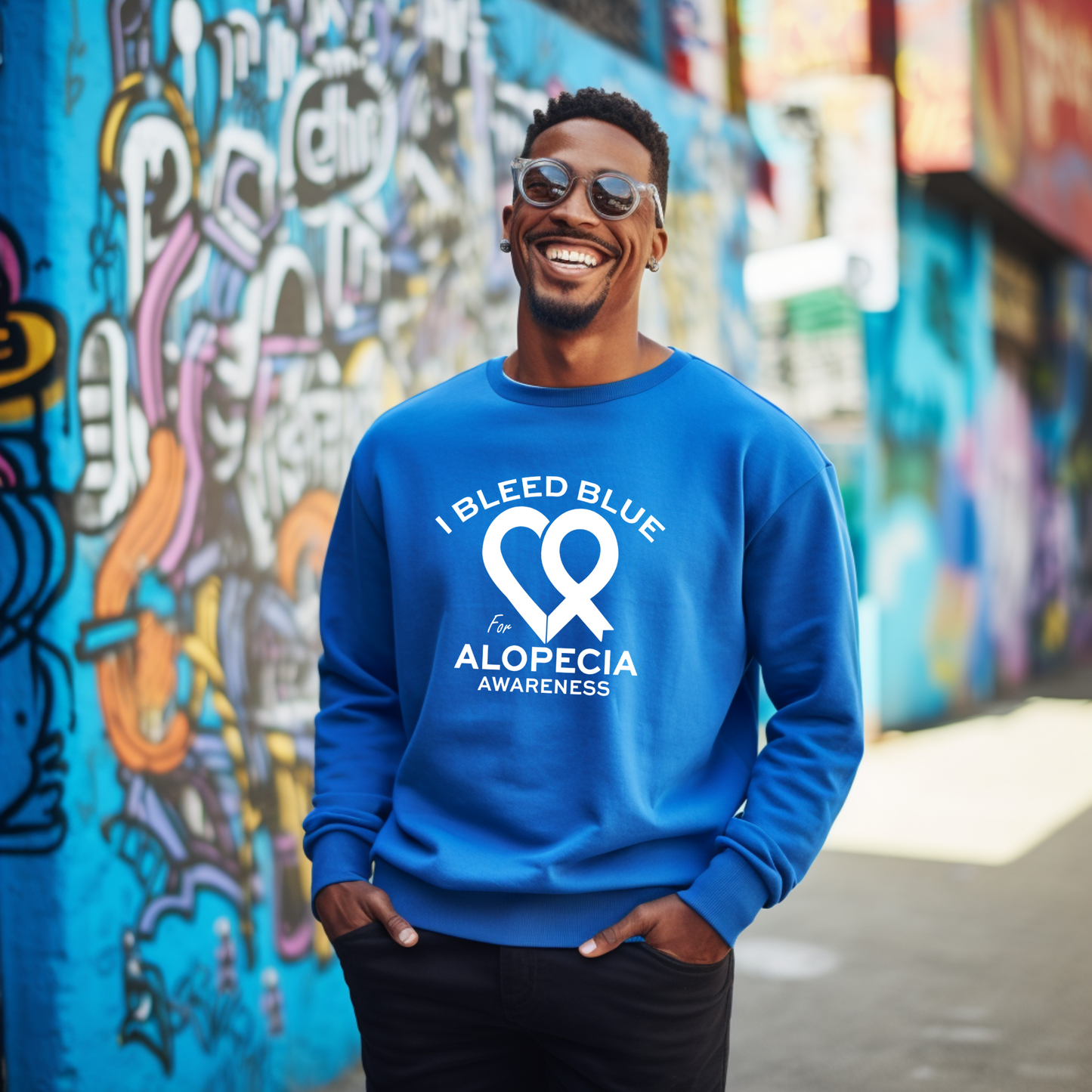 Flyology® Half Heart Whole Strength Unity Sweatshirt Flyology®