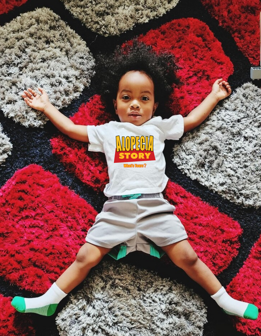 T.S.A. Alopecia Story Toddler T-Shirt | Tell. Share. Affirm.