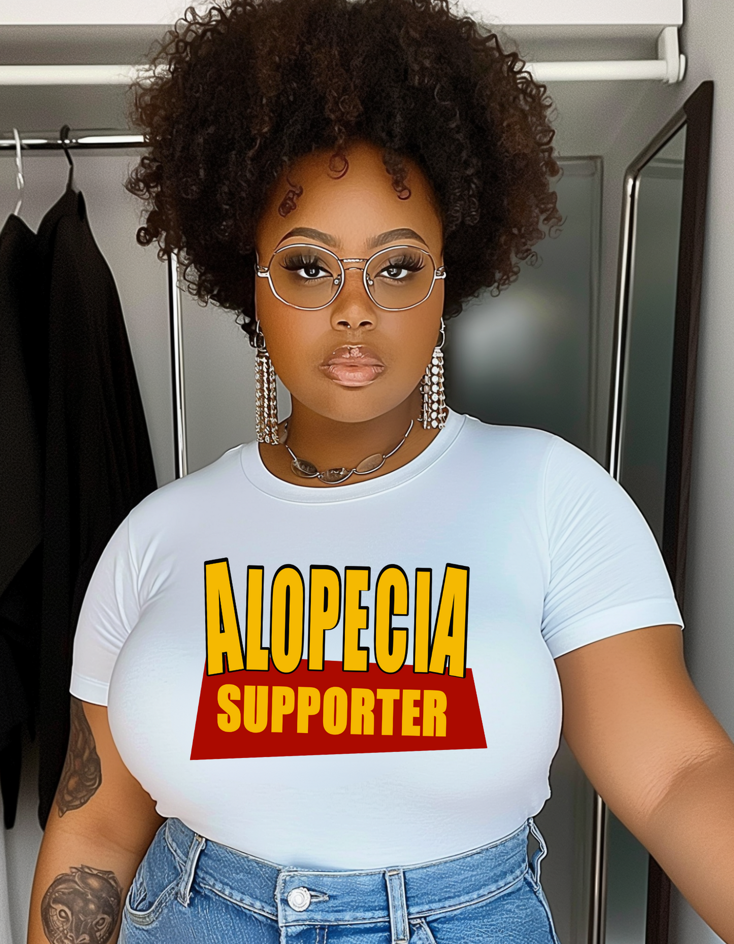 TSA ~ Alopecia Supporter Adult Flight Crew T-Shirt