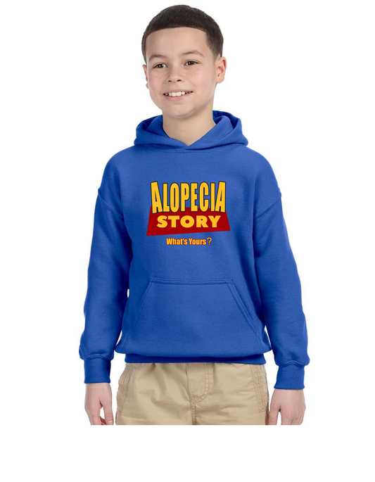 Youth Alopecia Story Telling Hoodie - FLYOLOGY 