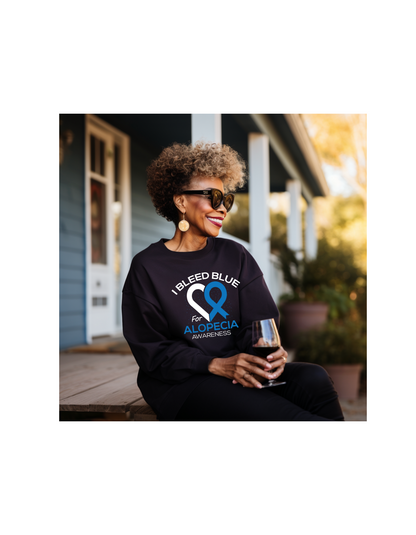 Flyology® United In Blue Alopecia Awareness Sweatshirt