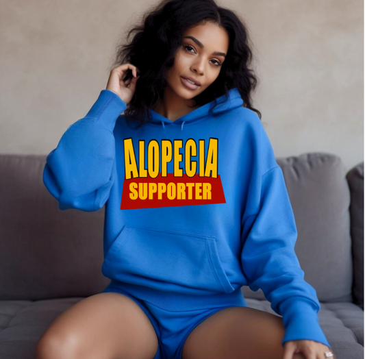 Alopecia Supporter Adult Hoodie | Stand With Us
