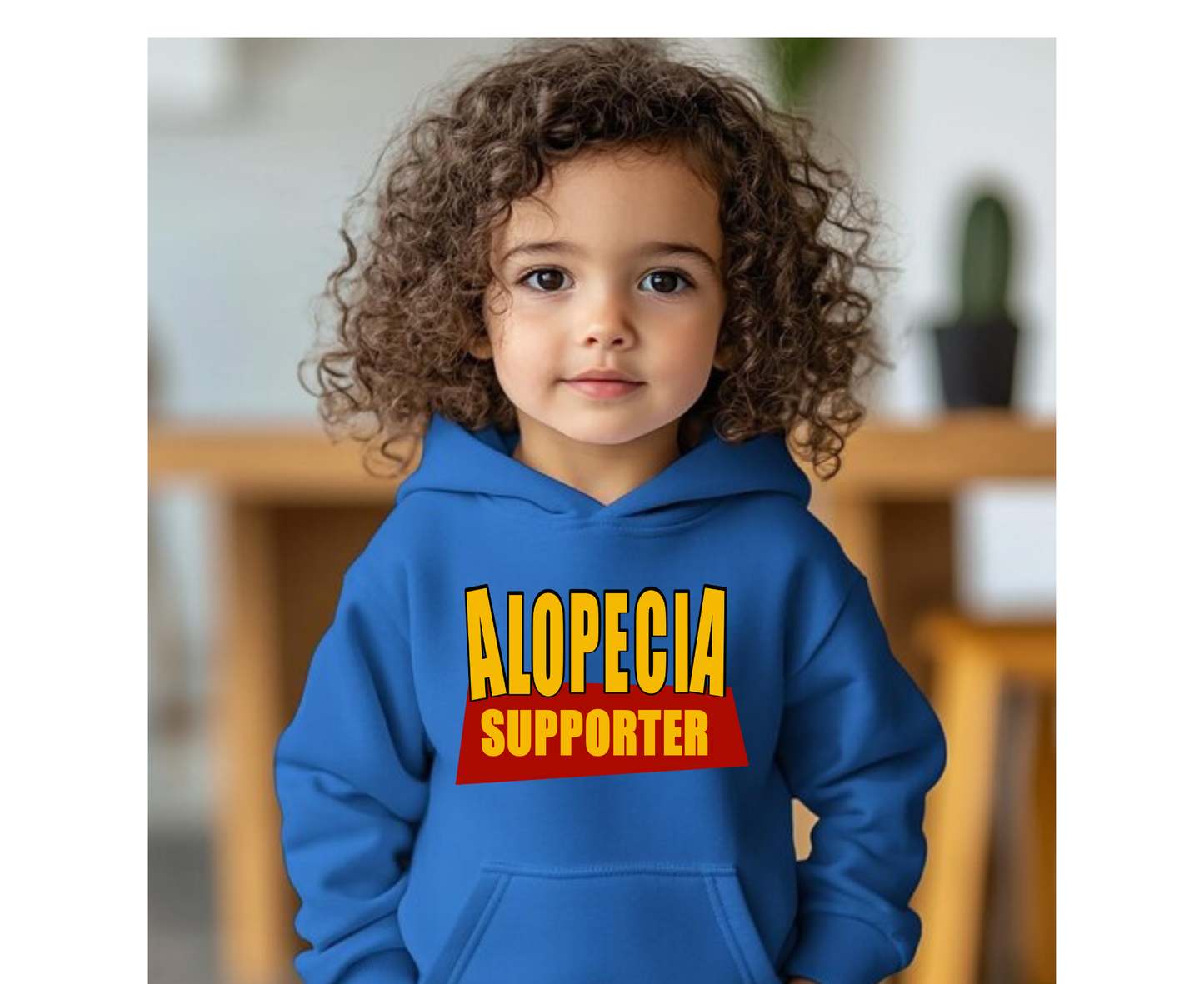 Toddler Proud Alopecia Supporter Hoodie