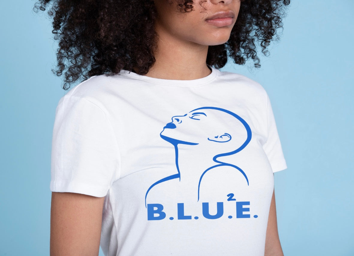 Powered~ UP B.L.U.E.  T-shirt