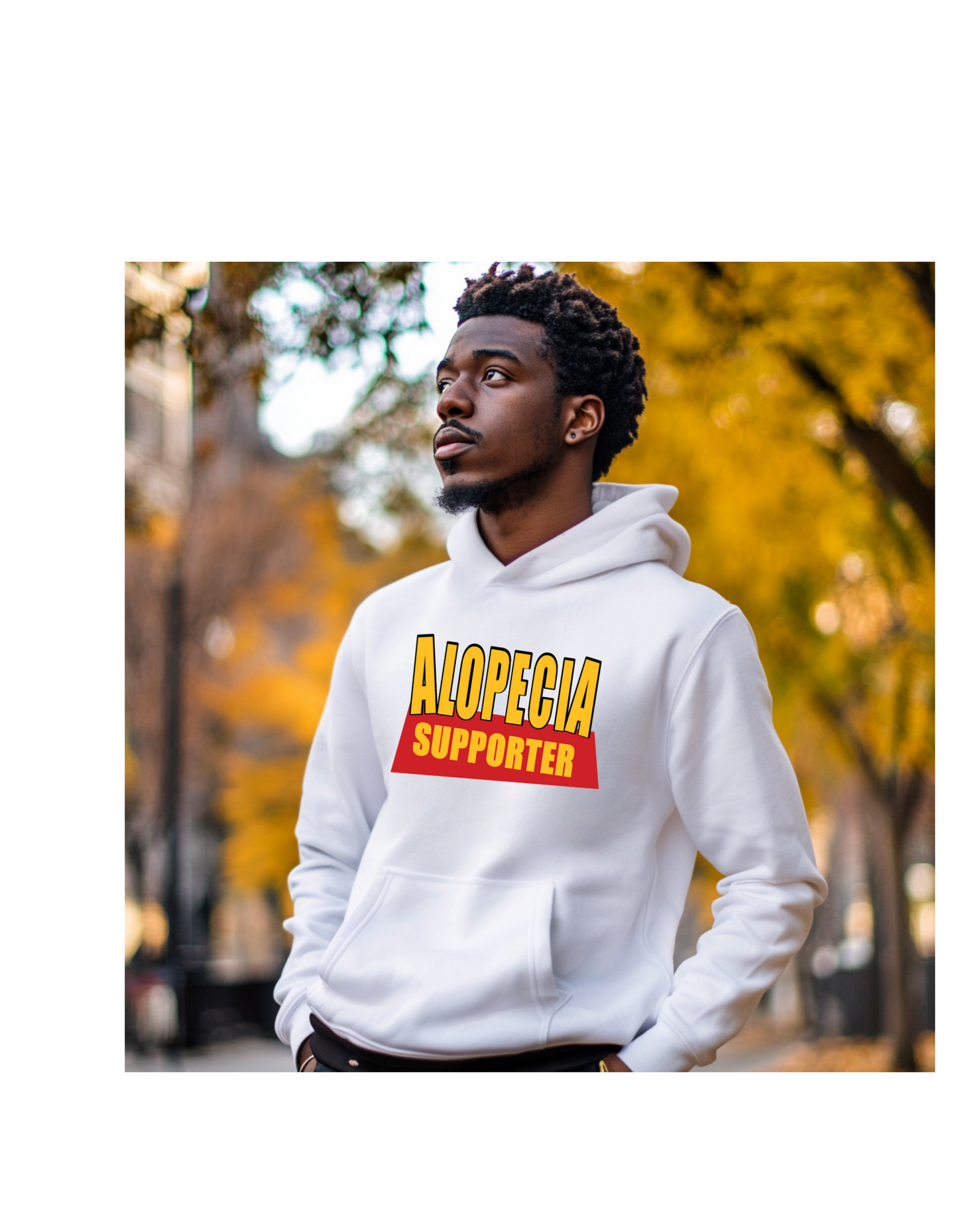 Alopecia Supporter Adult Hoodie | Stand With Us