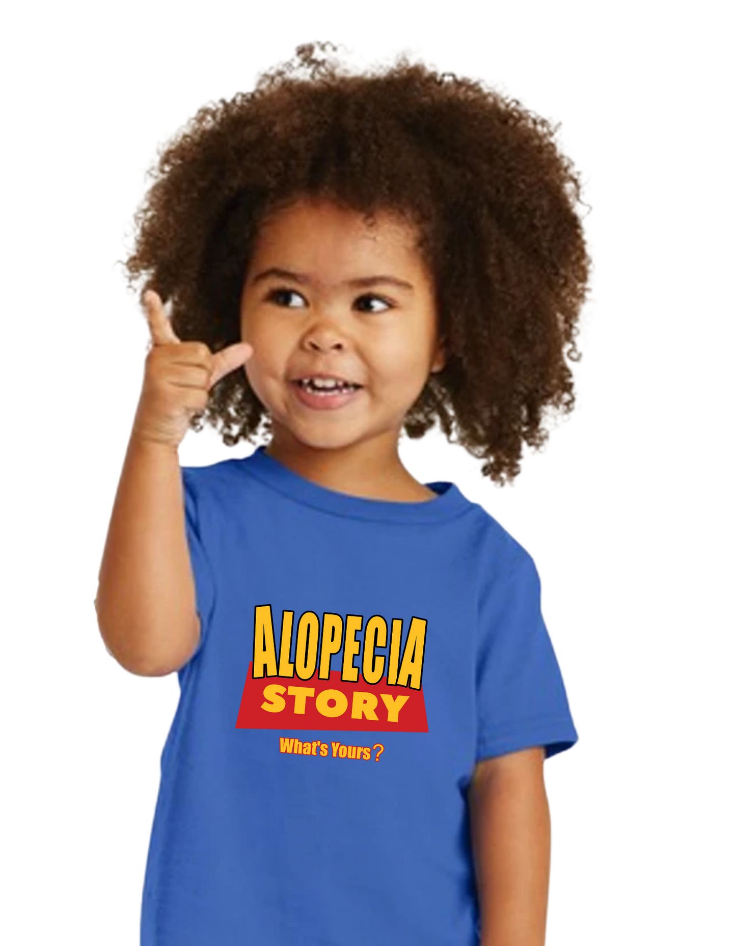 T.S.A. Alopecia Story Toddler T-Shirt | Tell. Share. Affirm.