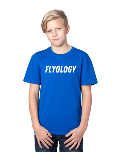 FLYLOGY FLY BEYOND THE SKY YOUTH EMPOWER SHORT SLEEVE TEE - FLYOLOGY 