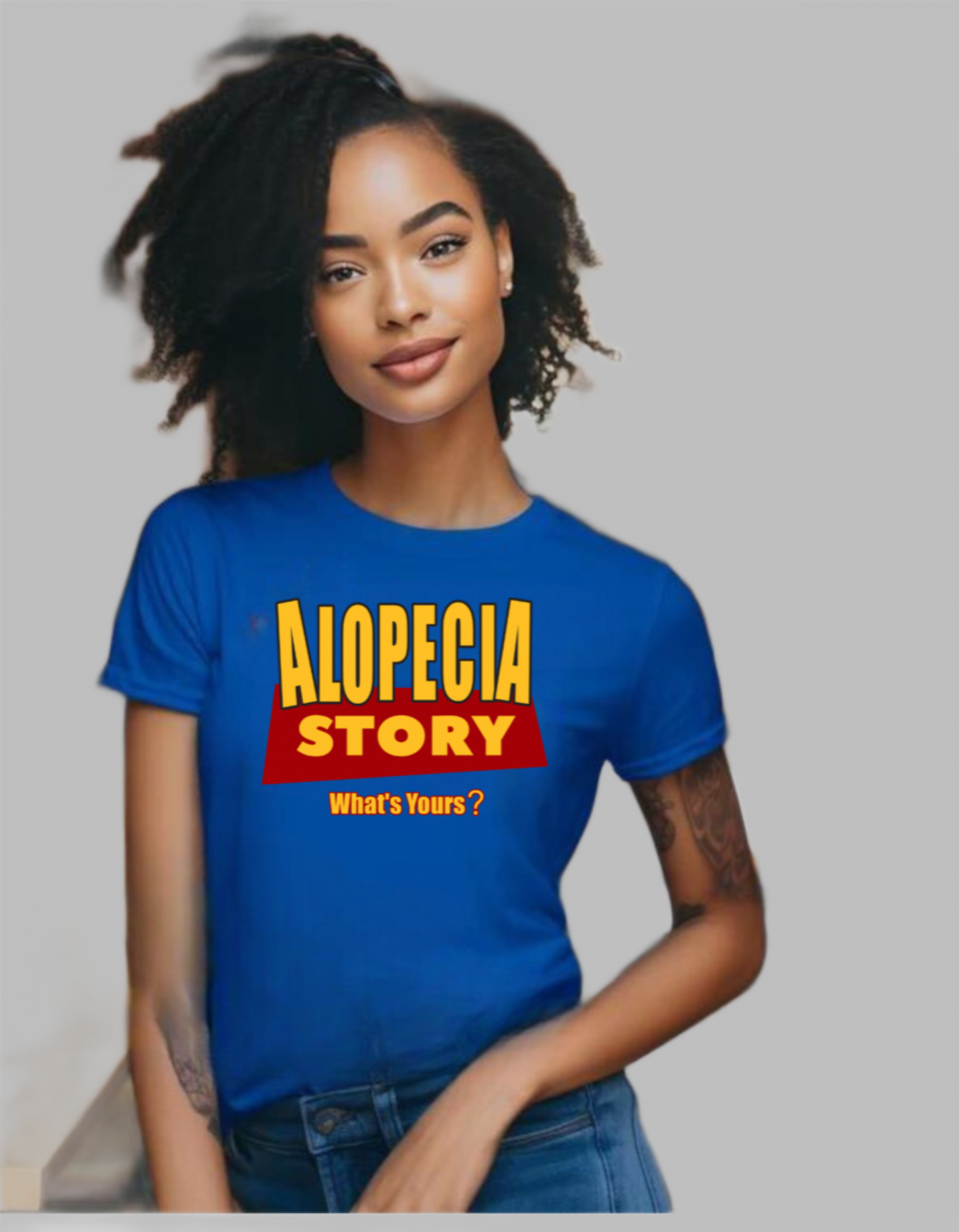 ADULT TEES THAT TELL OUR TALE ALOPECIA STORY EDITION - FLYOLOGY 